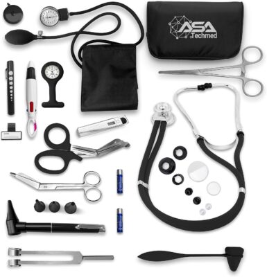 ASA TECHMED Deluxe Nurse Starter Kit – Complete Diagnostic Tools, Portable, Durable, Lightweight, and Comprehensive
